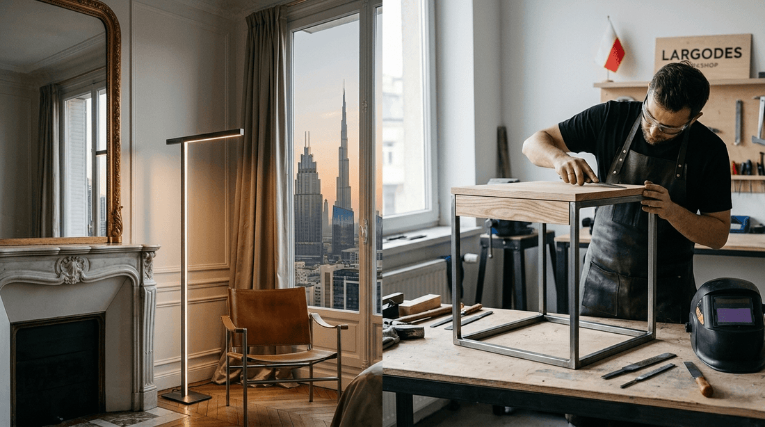 Cichy luksus po polsku. Co Largodes ma wspólnego z Francją, Włochami i Dubajem? - Largodes - Unikatowe meble z stali, drewna i kamienia