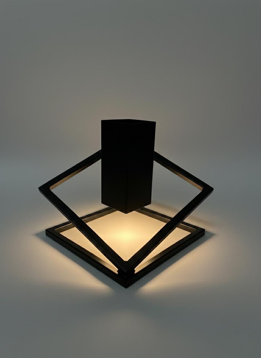 Stojak na Choinkę „LEVITÉ” – czarny mat - Largodes - drewno, stal, kamień i światlo w harmonii designu