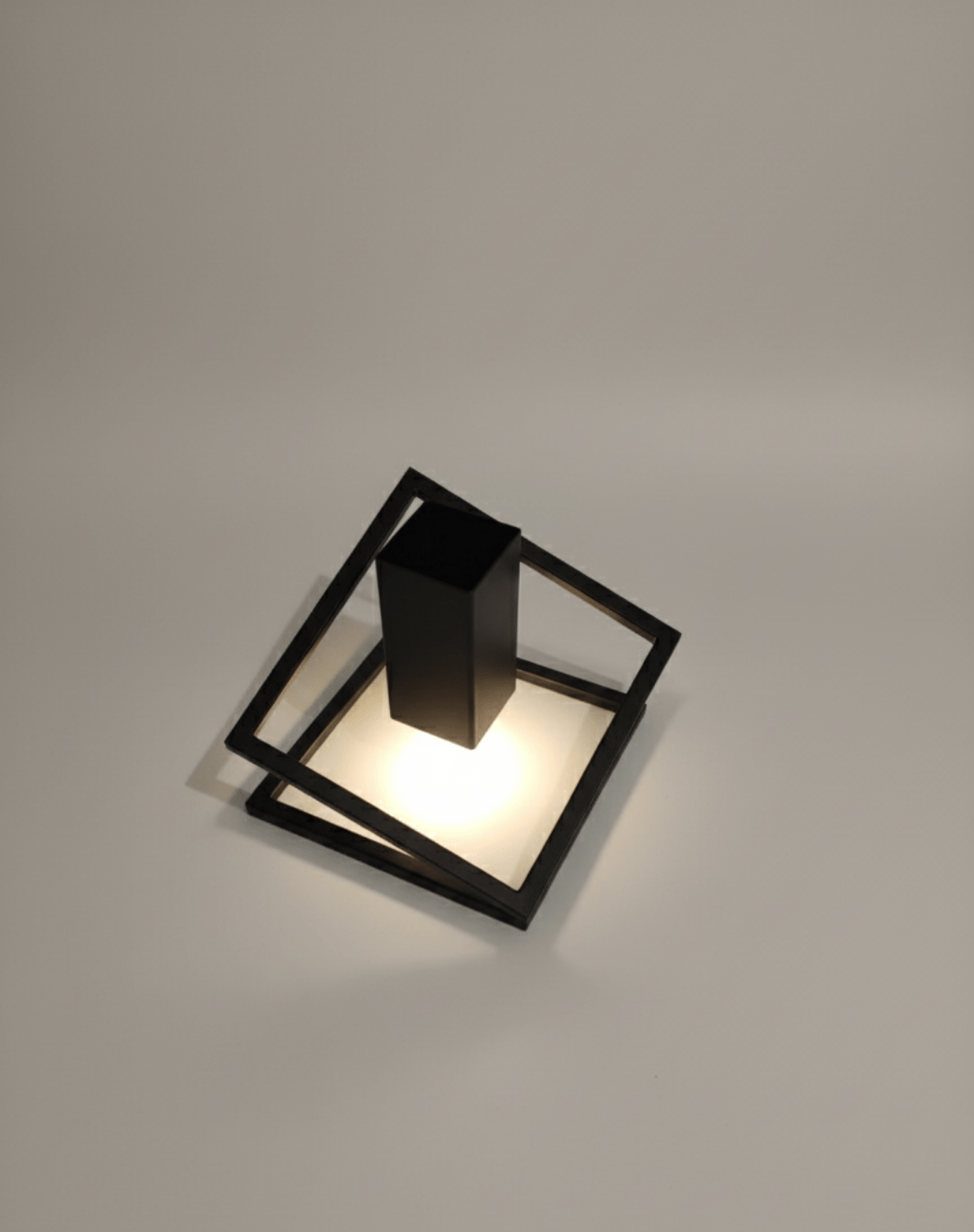 Stojak na Choinkę „LEVITÉ” – czarny mat - Largodes - drewno, stal, kamień i światlo w harmonii designu