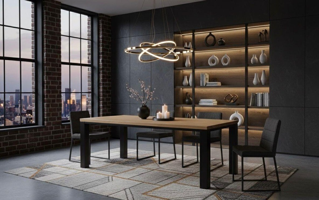 Stół ASK – siła zaklęta w nordyckiej opowieści - Largodes - drewno, stal, kamień i światlo w harmonii designu